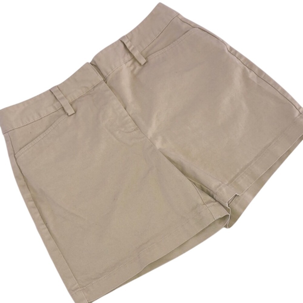 J.Crew Chino Shorts Stretch Casual Classic Khaki Womens 8